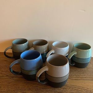 Mikasa Safford Stoneware Mugs, set of 6